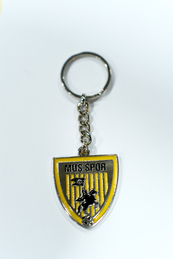 Lisanslı Krom Metal Anahtarlık