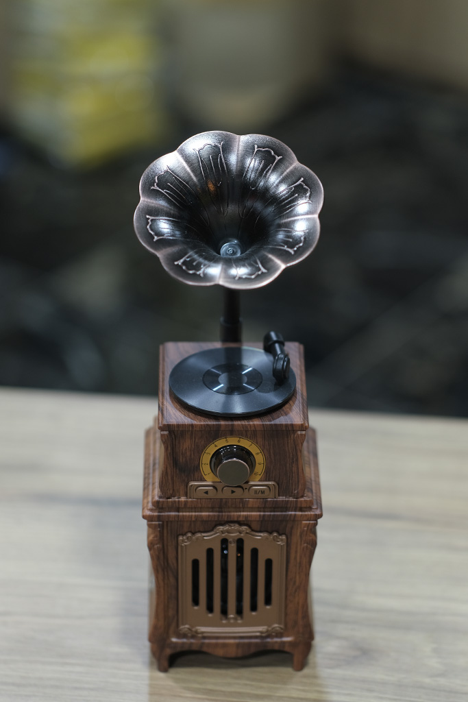 Nostalji Serisi Gramofon Bluetooth Hoparlör