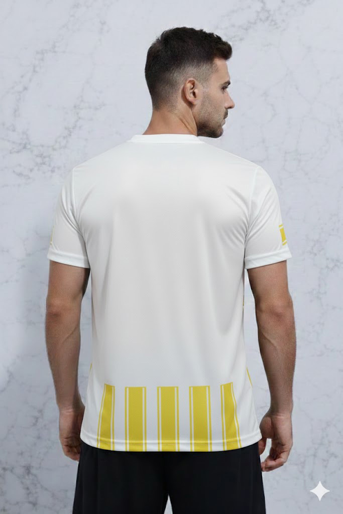 "Efsane Çubuklu" Sarı-Beyaz Forma