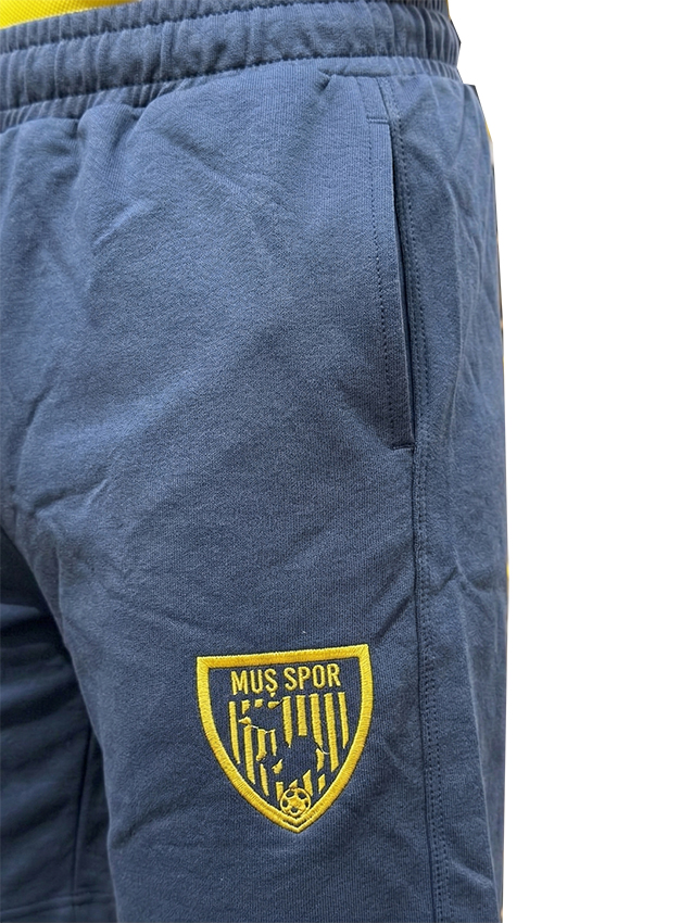 Muş Spor Armalı Pamuklu Spor Şort - Rahat Kesim